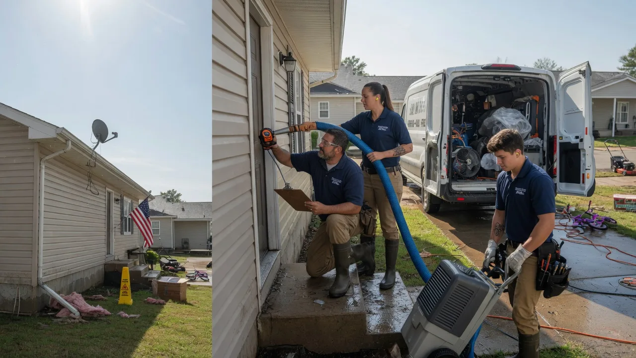 Ceiling Water Damage Restoration in Spring Valley, OH near me
